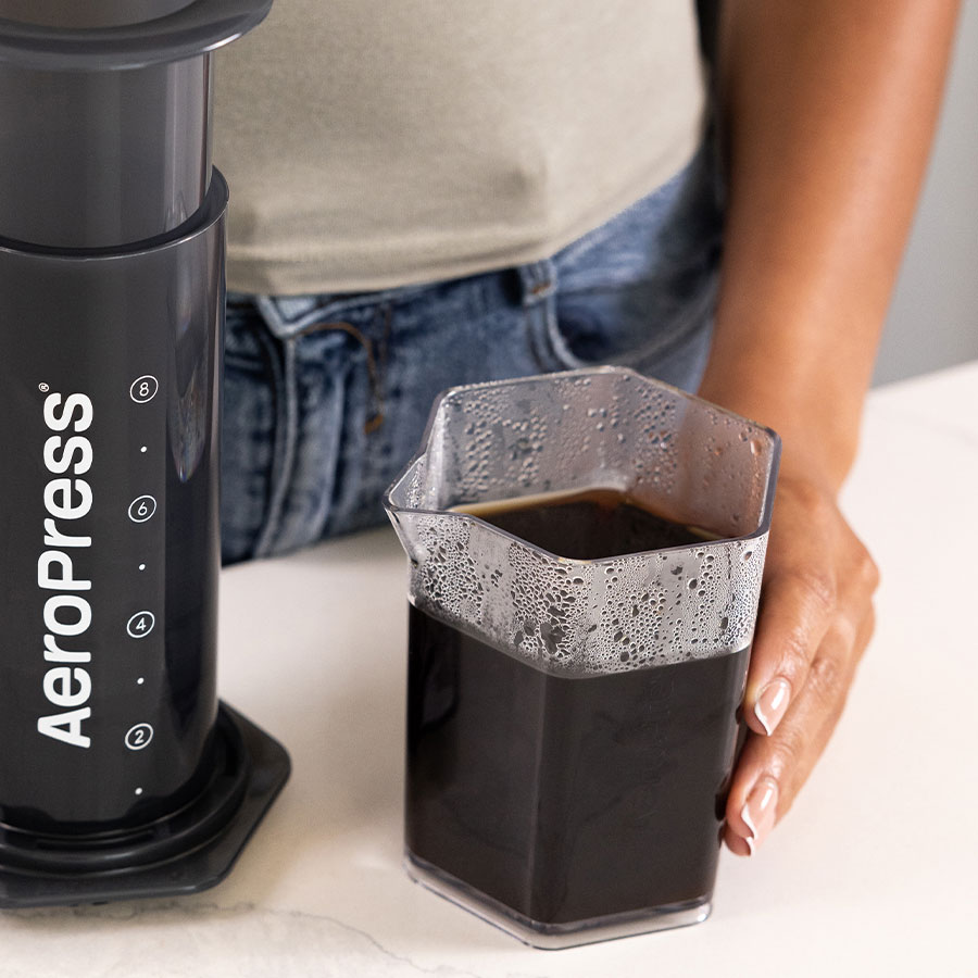 AeroPress® - Karaffe, sechseckig, durchsichtig