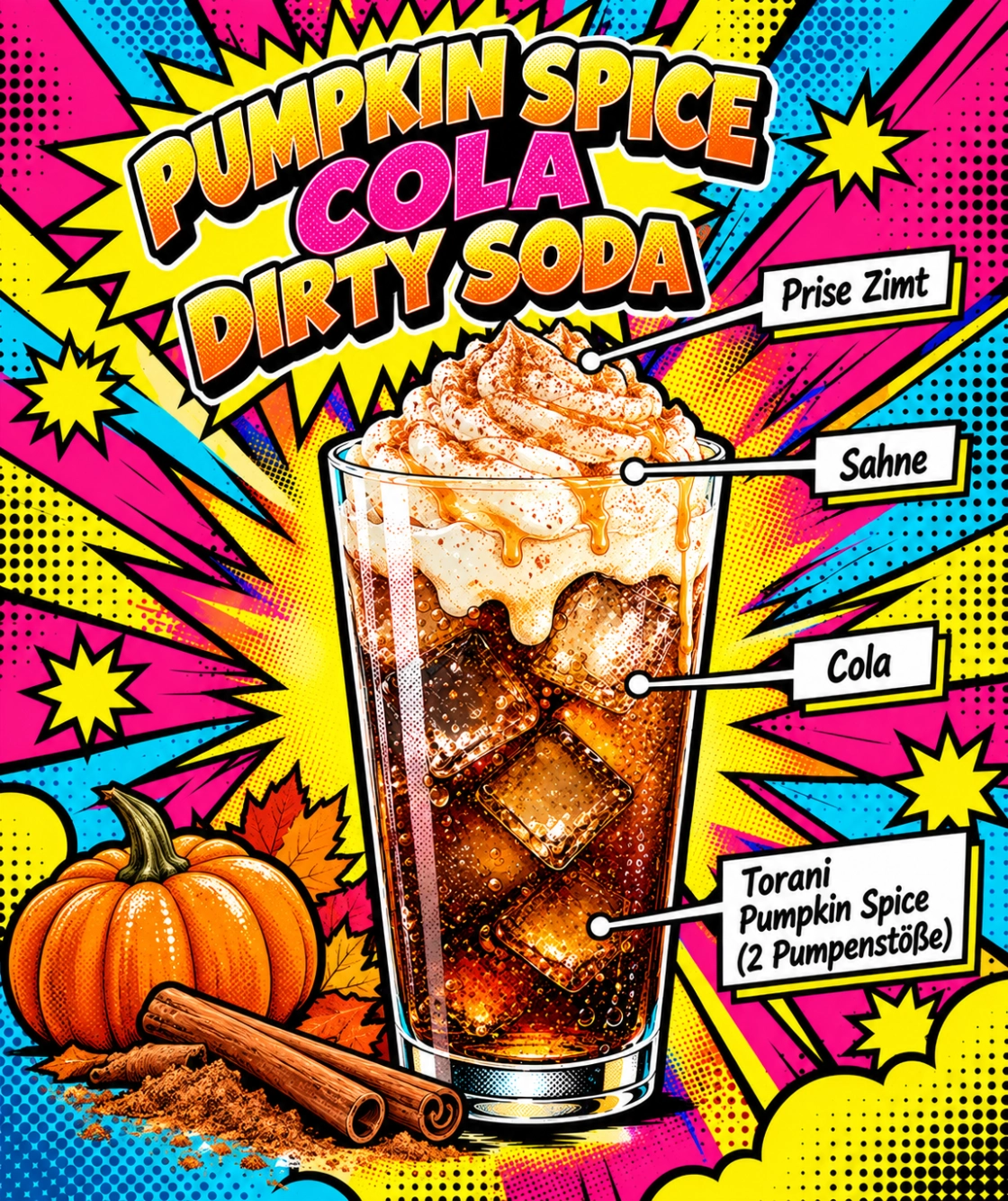 Pumpkin Spice Cola - Dirty Soda trifft auf Pumpkin Spice