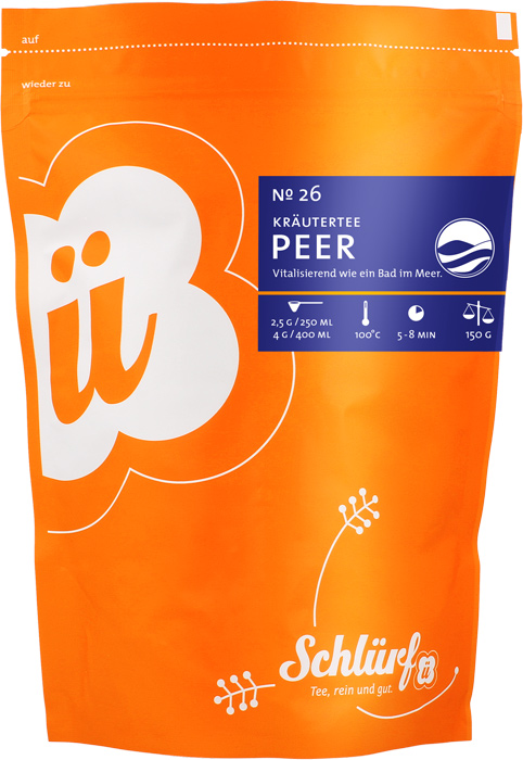 Schlürf - Beutel - No. 26 Bio Kräutertee "Peer" (150 g)