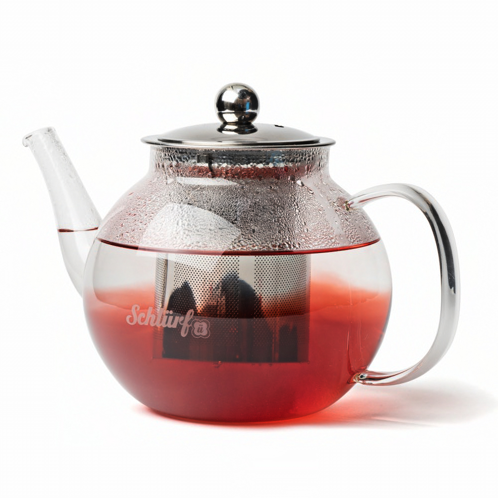 Schlürf - Teekanne Glas 1.000 ml