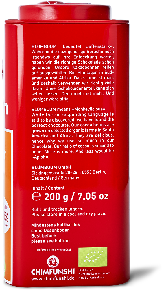 Blömboom - Einzelhandel Metall - White Hot Chocolate Drops Bio (6 x 200 g)