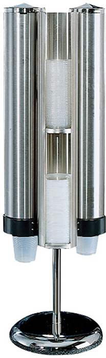 Standfuß für Becher-/Deckel-Spender gebürstet