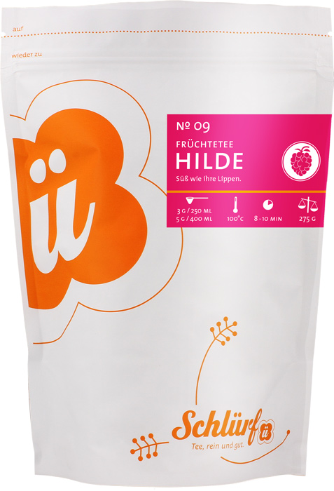 Schlürf - Beutel - No. 09 Bio Früchtetee“Hilde” (275 g)