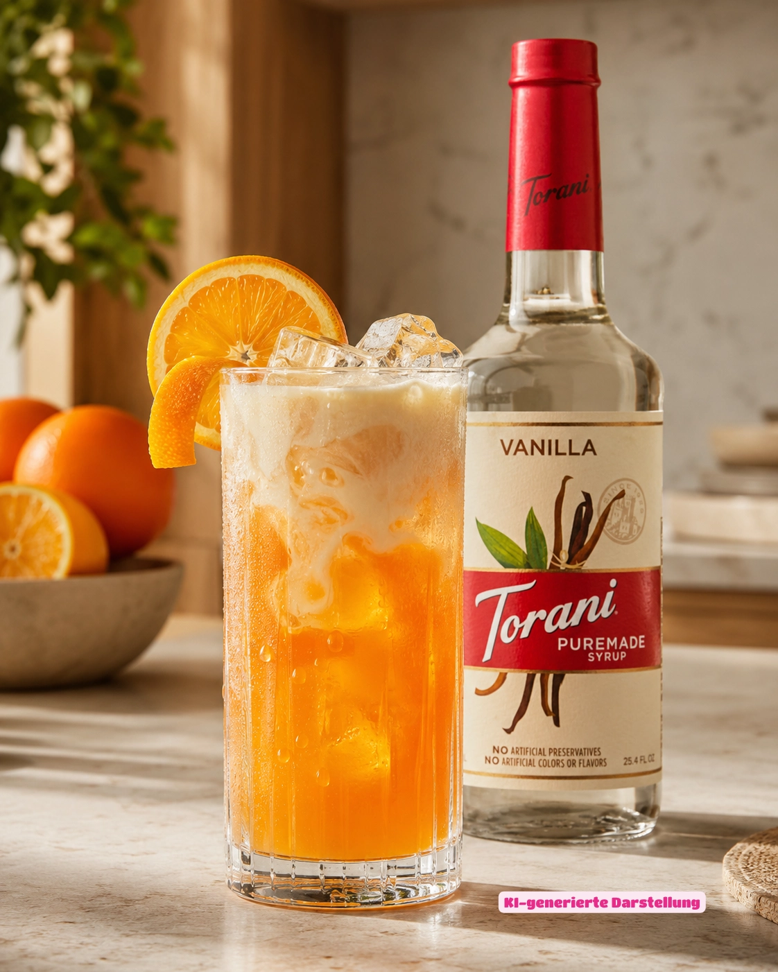 Orange Vanilla Dirty Soda - Spritzige Orange trifft auf cremige Vanille