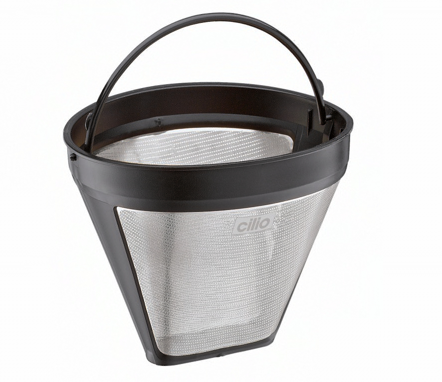 Cilio - Dauerfilter Edelstahl Gr. 4