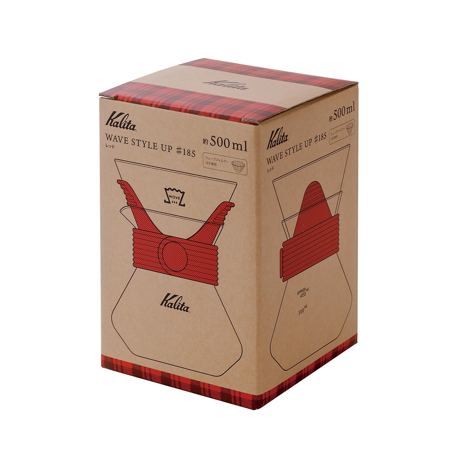 Kalita - Glass Wave Style Up #185 Red