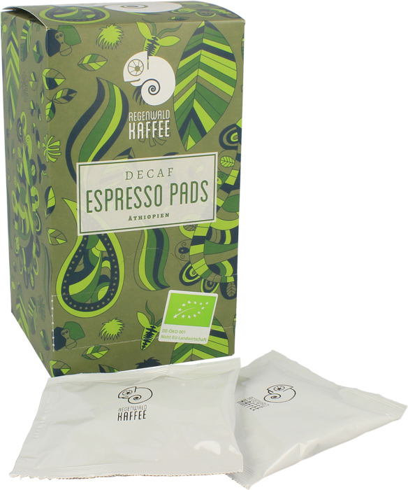 Regenwaldkaffee Decaf Espresso Pads Bio