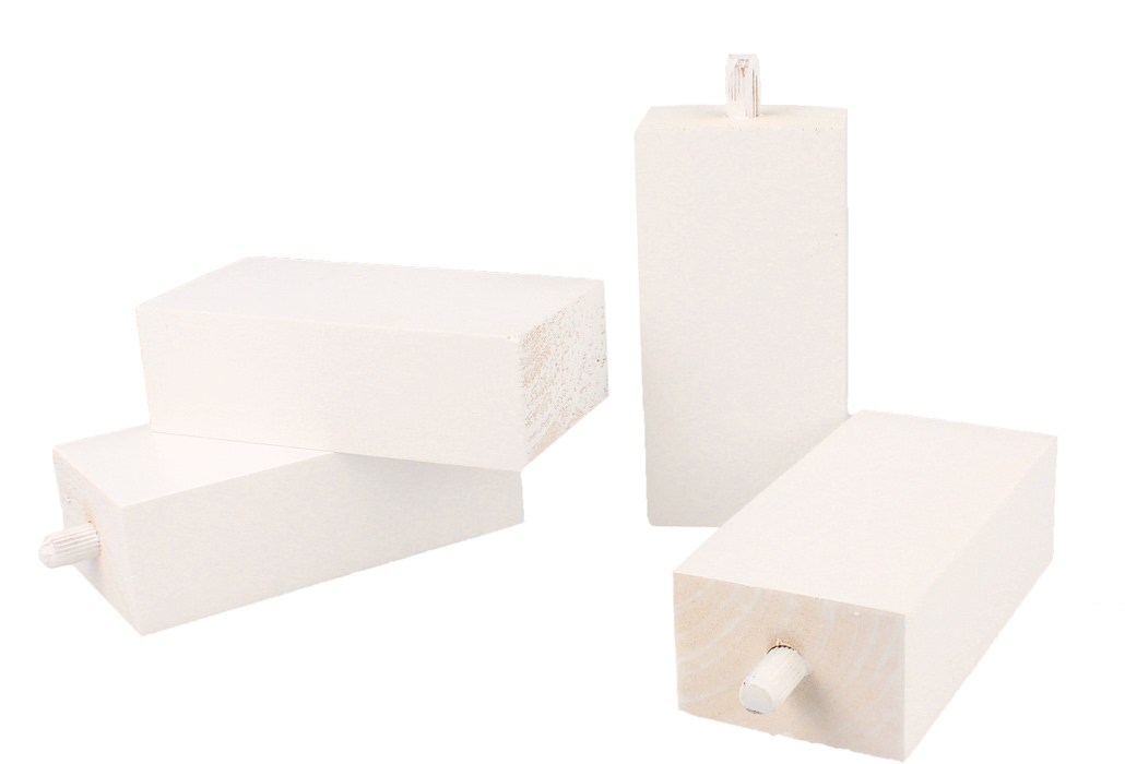 Schlürf - Holzfüße 10cm für Schlürf-Teebar