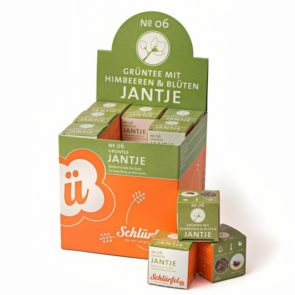 Schlürf - Schlürfel - No. 06 Bio Grüntee "Jantje" (27er)