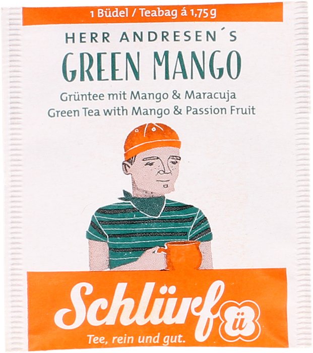 Schlürf - Büdel - Herr Andresens Green Mango Bio