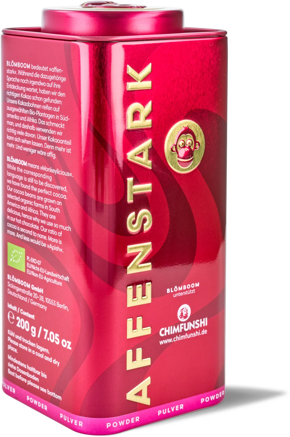 Blömboom - Einzelhandel Metall - Milk Hot Chocolate Powder Bio (6 x 200 g)