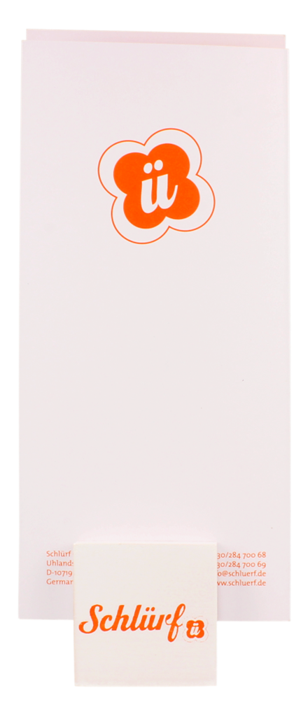 Schlürf - Kartenhalter Holz