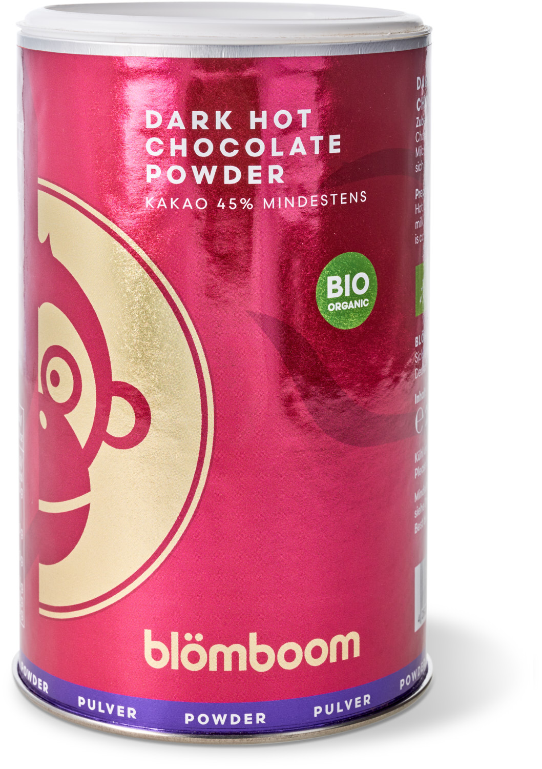 Blömboom - Einzelhandel - Dark Hot Chocolate Powder Bio (250 g)