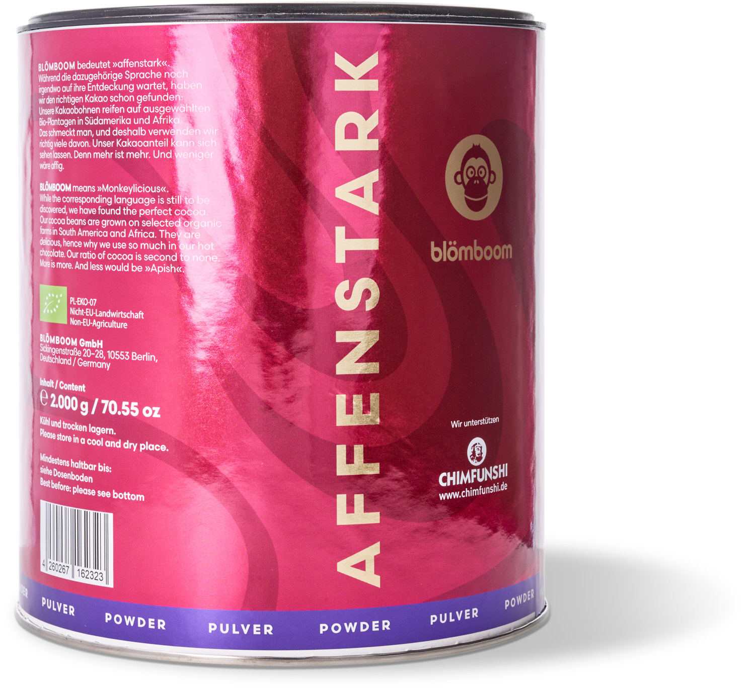Blömboom - Gastronomie - Dark Hot Chocolate Powder Bio (2000 g)