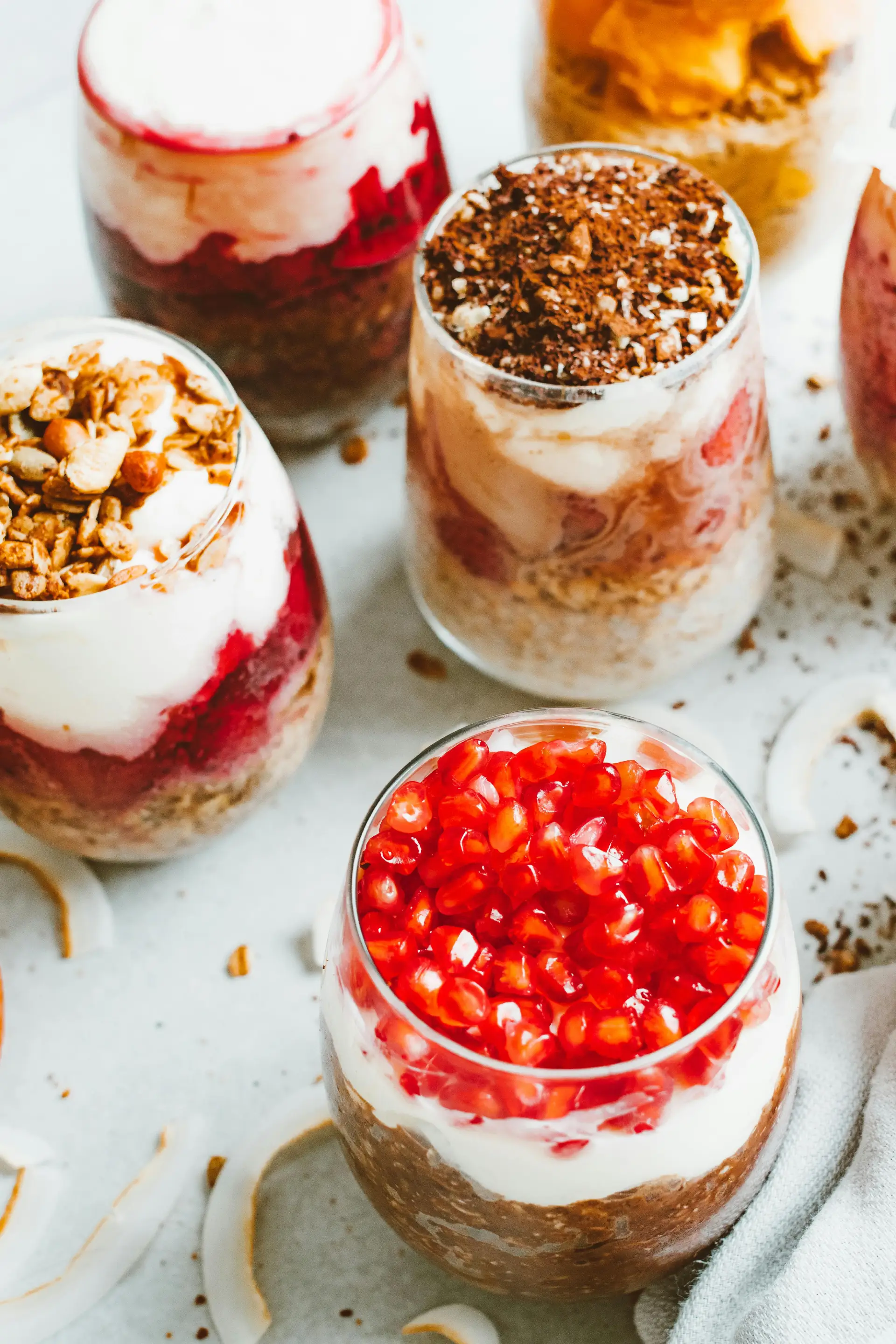Kakao Overnight Oats Glas