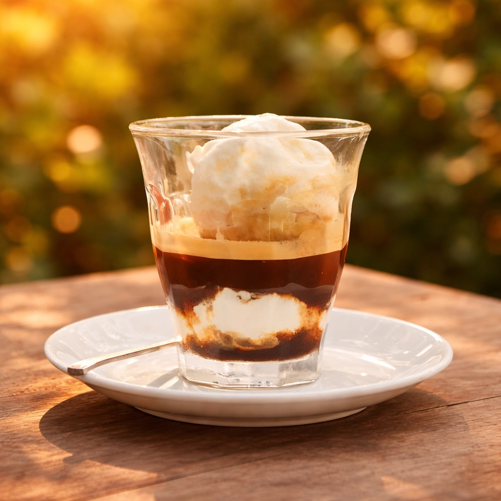 Espresso-Schoko-Affogato