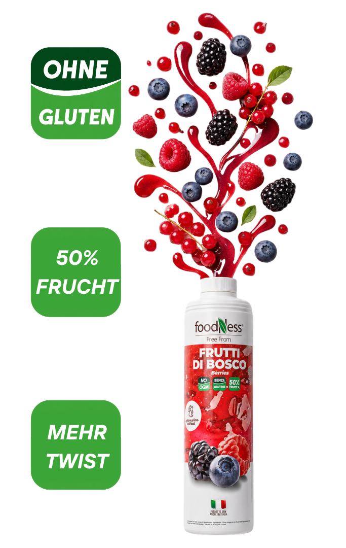 Foodness Frutti Di Boscosauce mit roten Beeren und USPs
