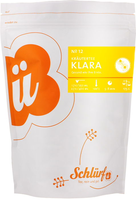 Schlürf - Beutel - No. 12 Bio Kräutertee “Klara” (175 g)