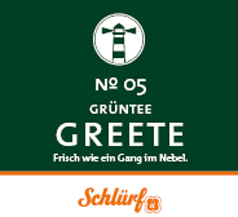 Schlürf - Tüüten - No. 05 Bio Grüntee "Greete" (25er)