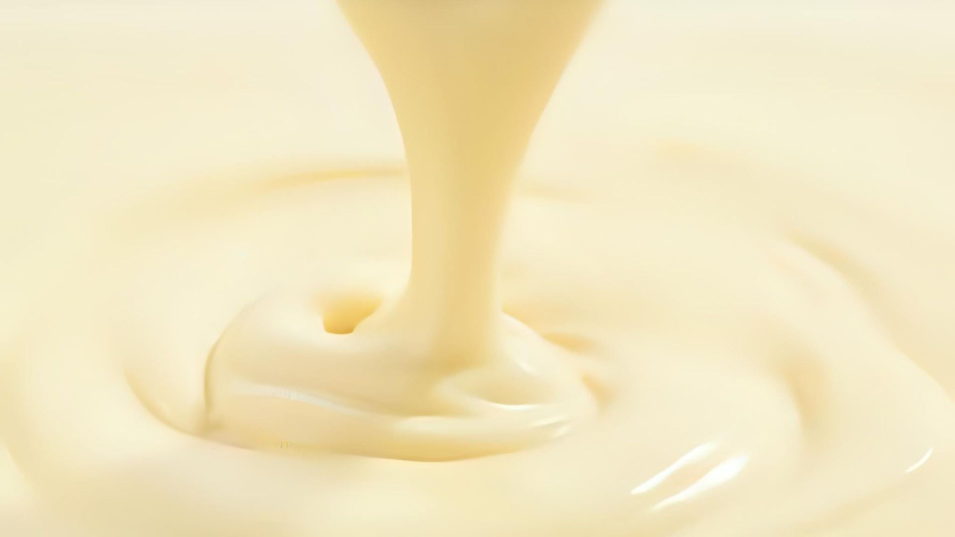 weiße schokoklade in flüssiger form