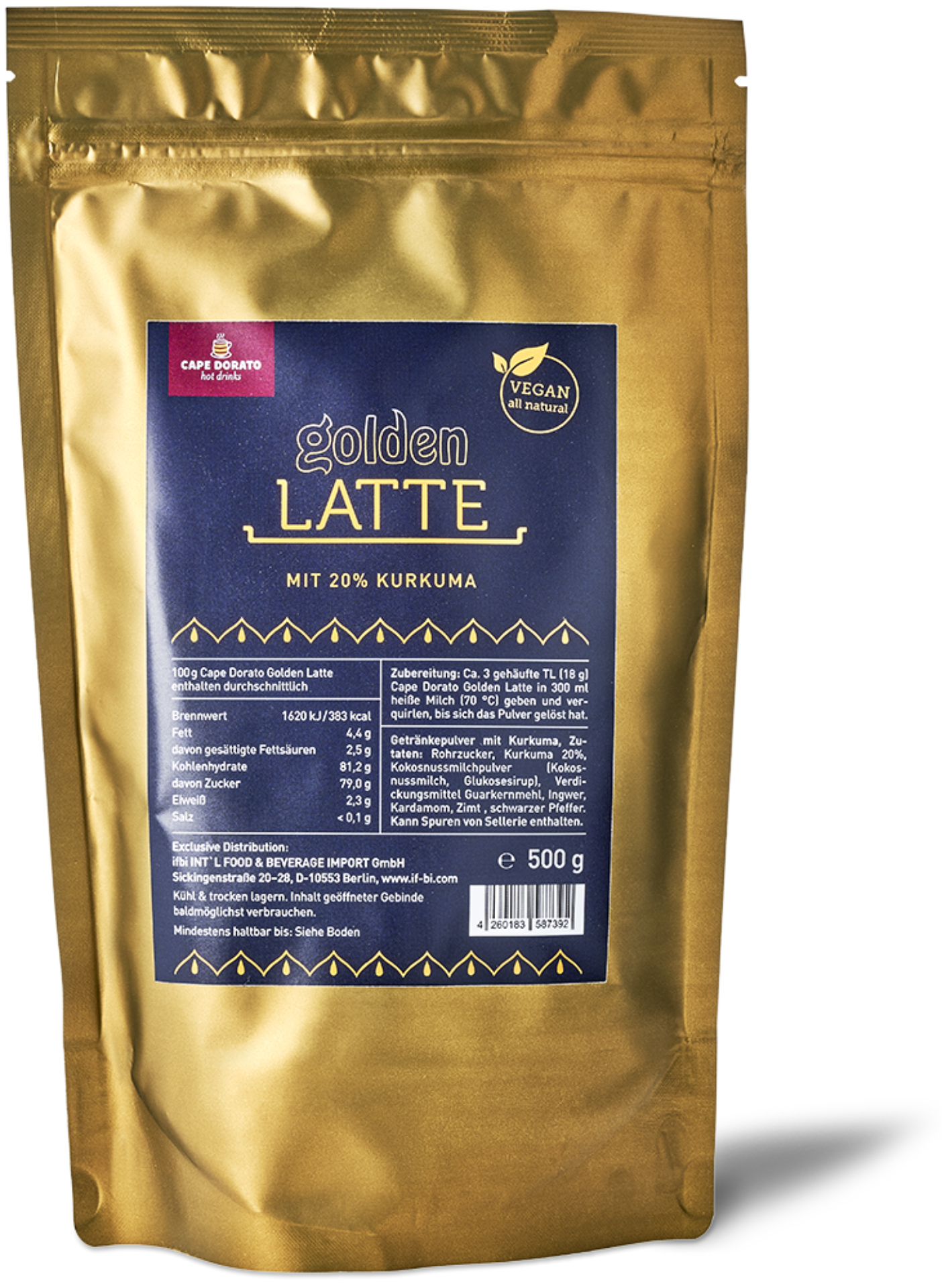 Cape Dorato - Golden Latte (500 g)