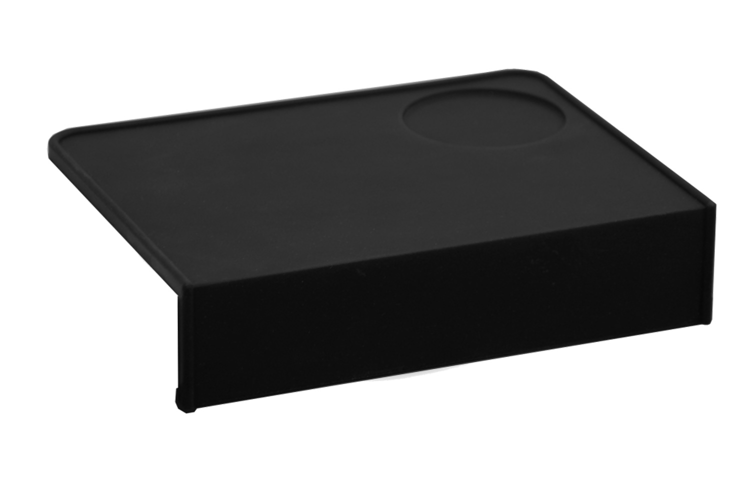 JoeFrex - Tamping-Matte, mittelgroß, mit Kante und Aussparung für Tamper