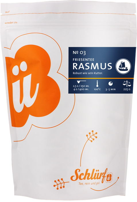 Schlürf - Beutel - No. 03 Bio Friesentee “Rasmus” (225 g)