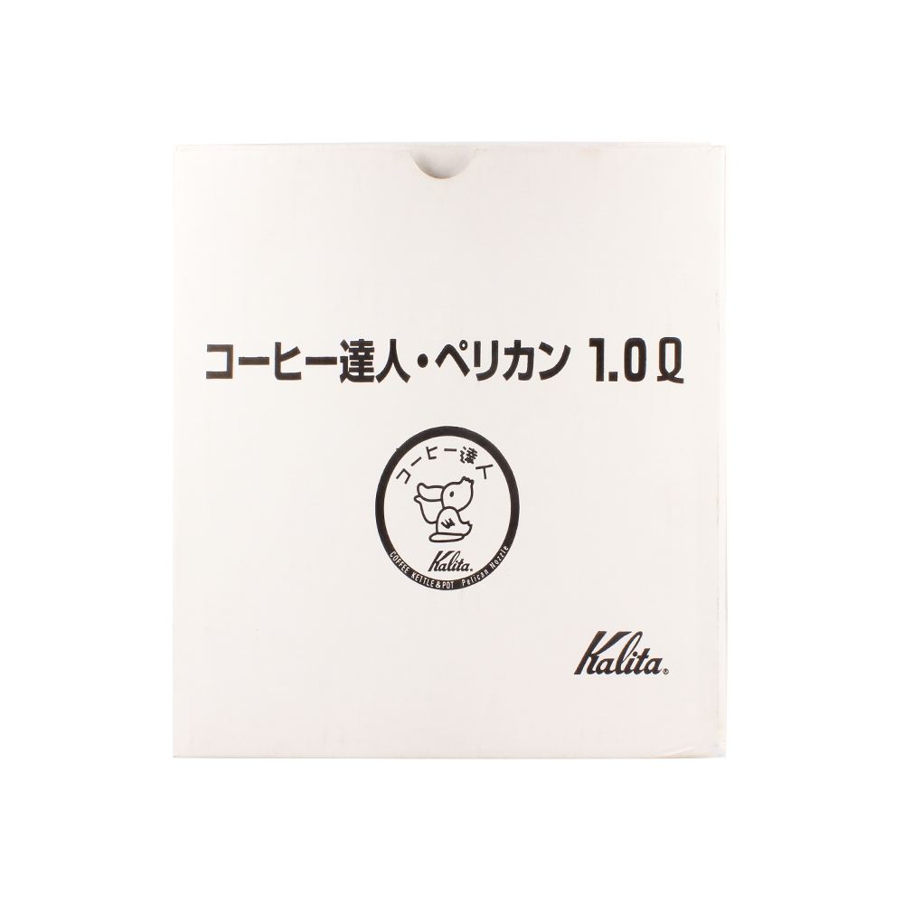 Kalita - Tatsujin Enamel Pelican Drip Pot 1.0 L WHITE