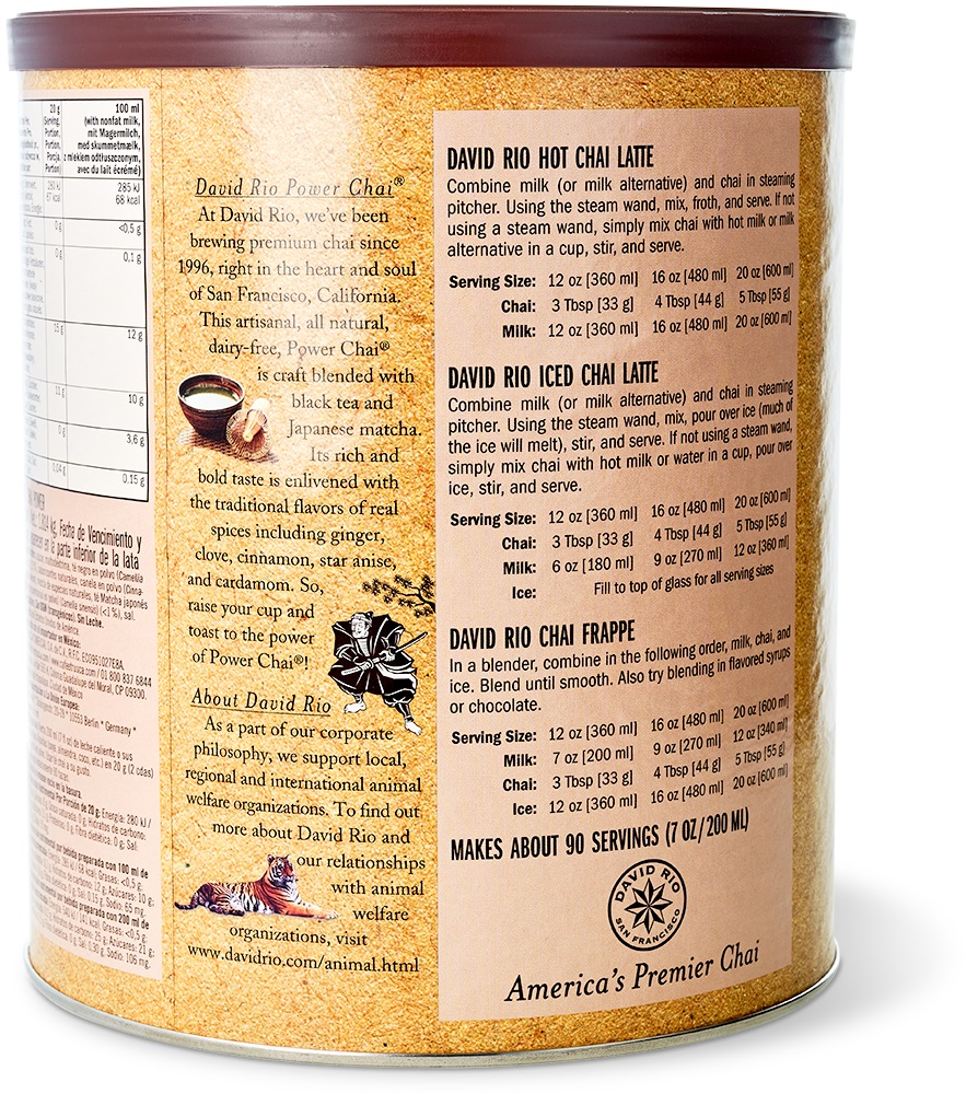 David Rio - Gastronomie - Power Chai Matcha (1814 g)