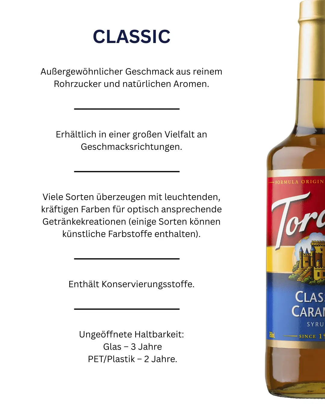 Sirup Classic Eigenschaften