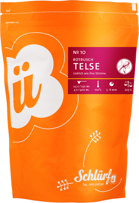 Schlürf - Beutel - No. 10  Bio Rotbusch“Telse” (225 g)