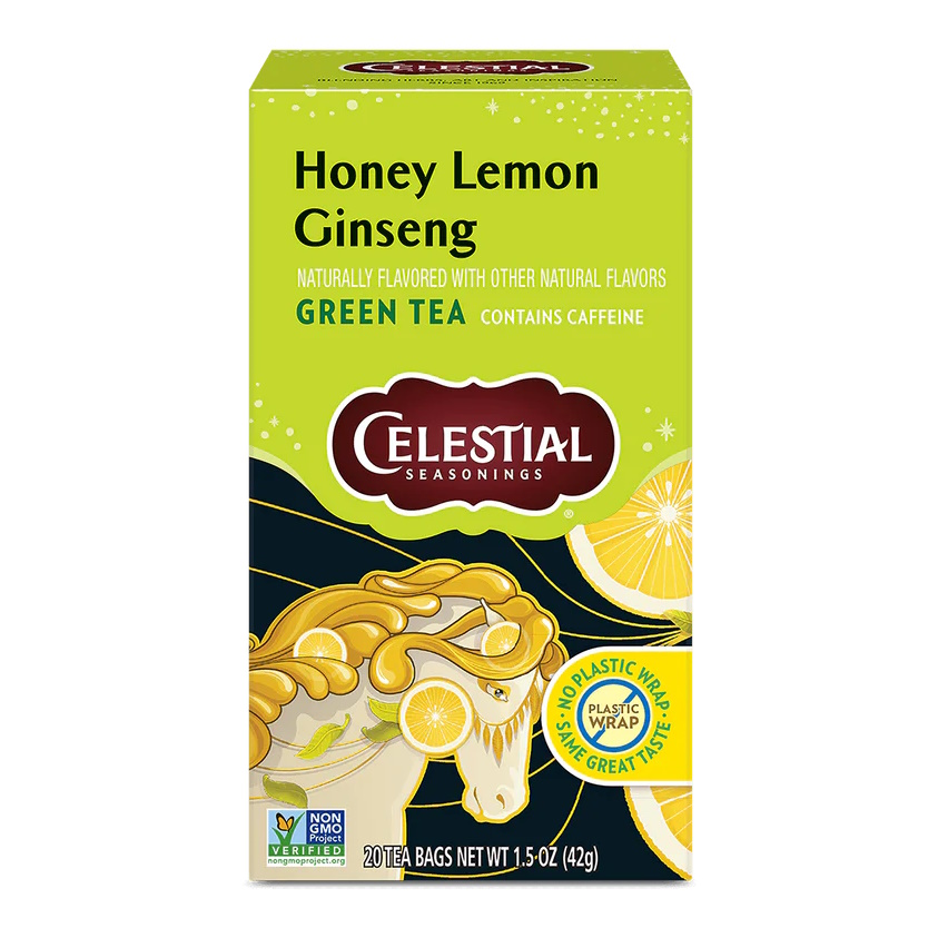 Celestial Seasonings - 20er - Honey Lemon Ginseng (6 x 42 g)