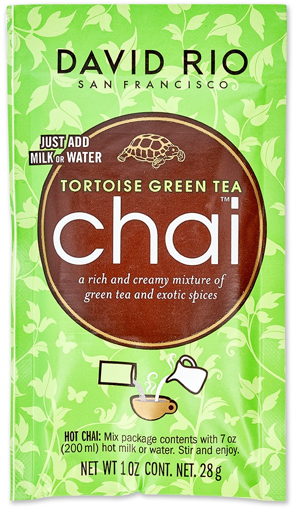 David Rio - Sachets - Tortoise Green Tea Chai (12 x 28 g)