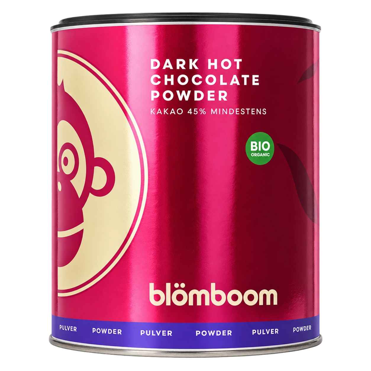 Blömboom Dark Hot Chocolate Powder Bio in der Dose