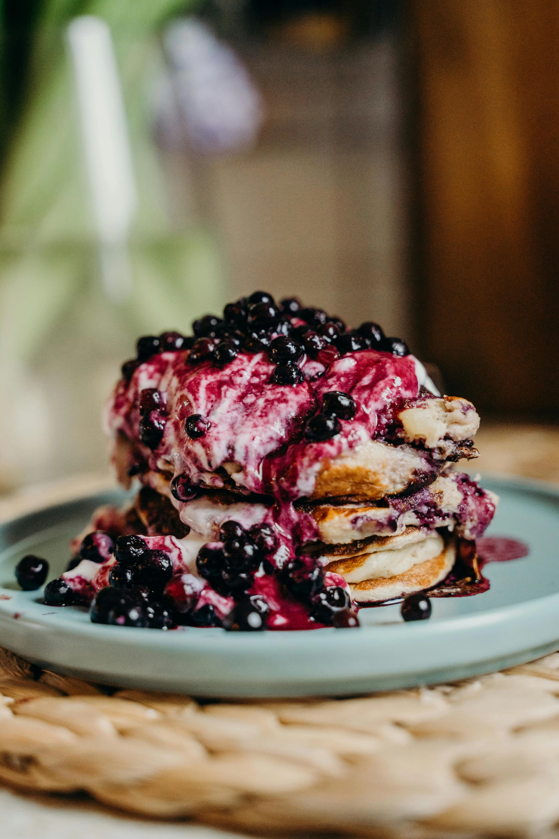 White Chocolate Berry Waffle Deluxe