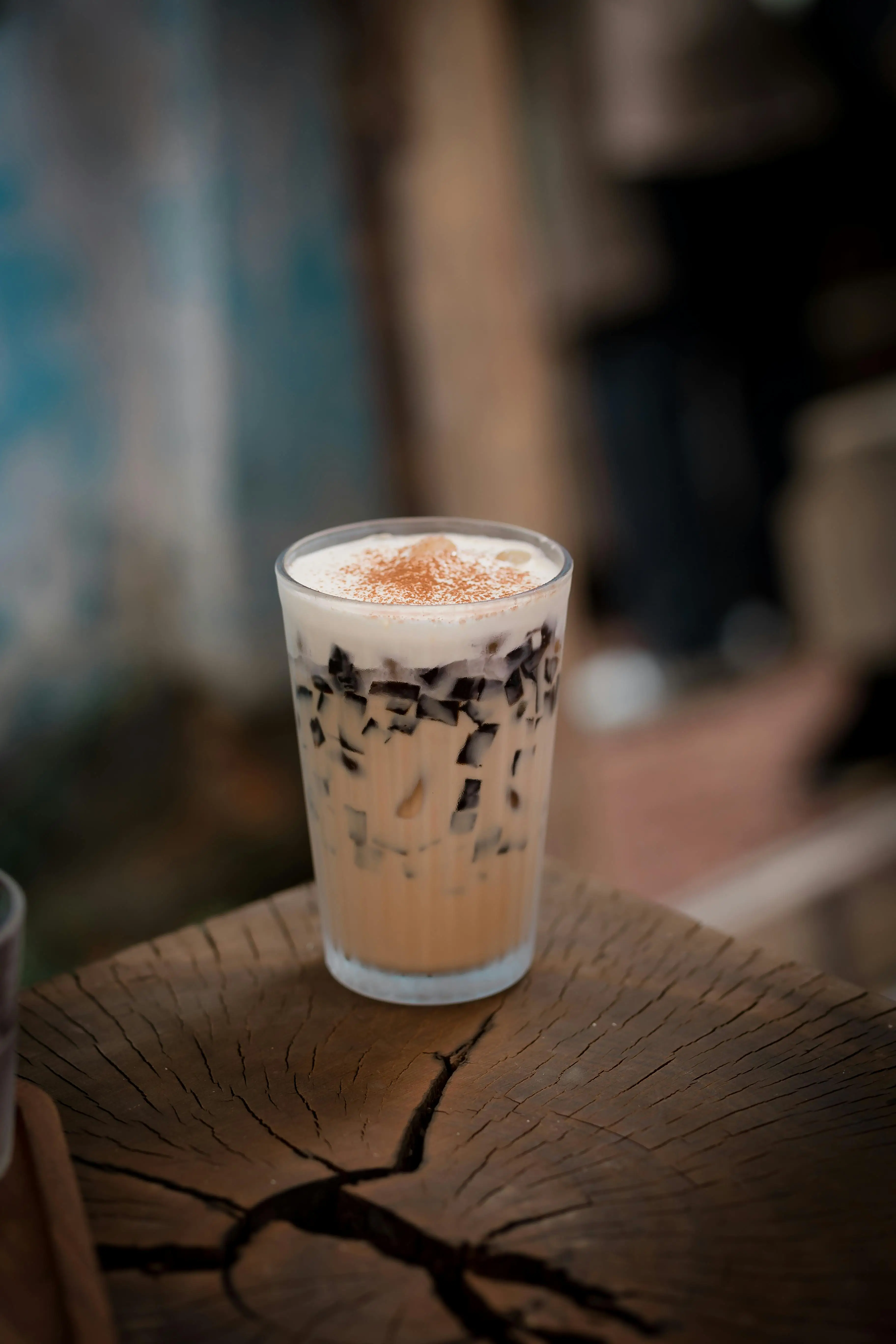 Chai Glas Boba Stücke