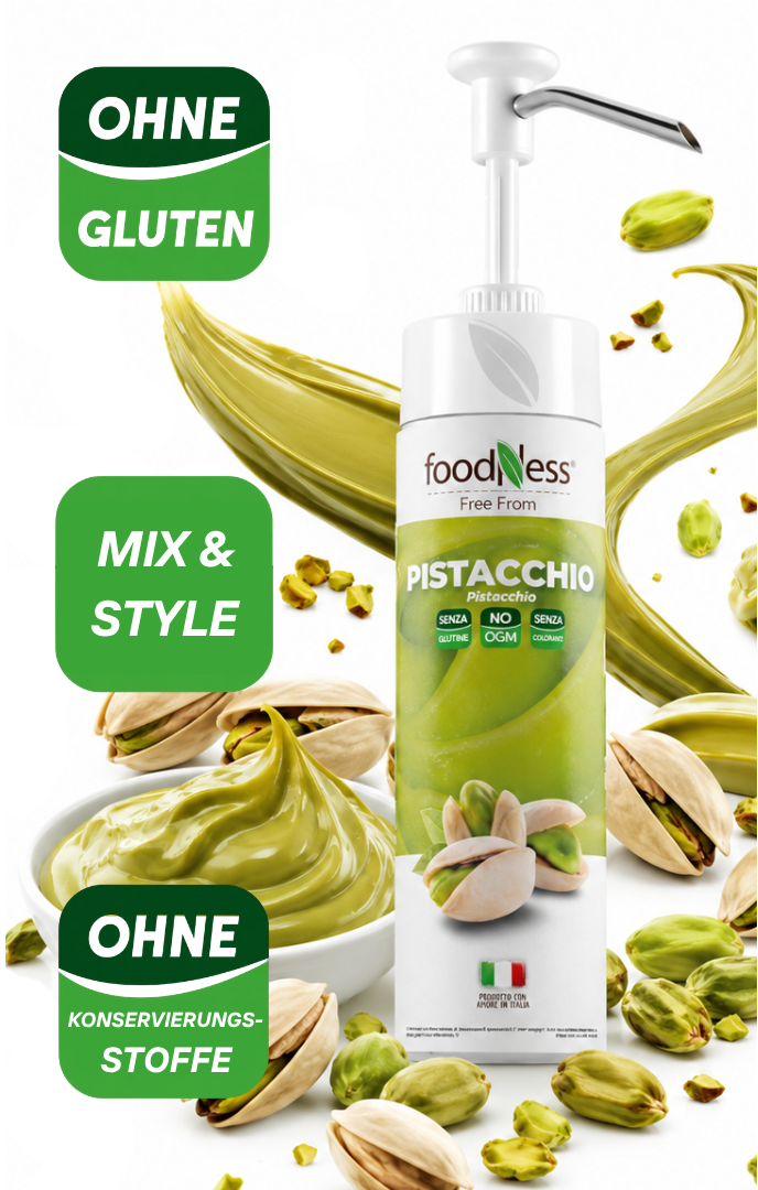 Foodness Pistazien sauce mit Pistazien und USPs