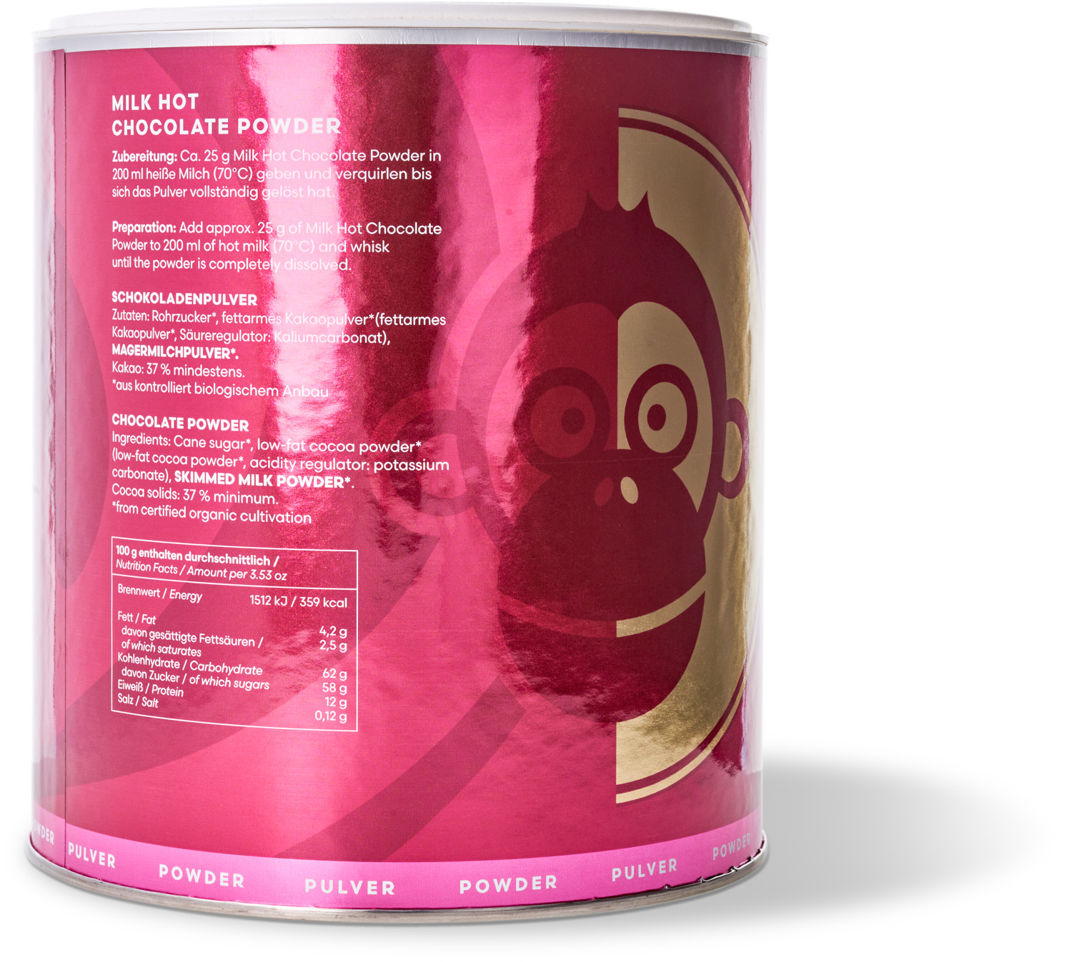 Blömboom - Gastronomie - Milk Hot Chocolate Powder Bio (2000 g)