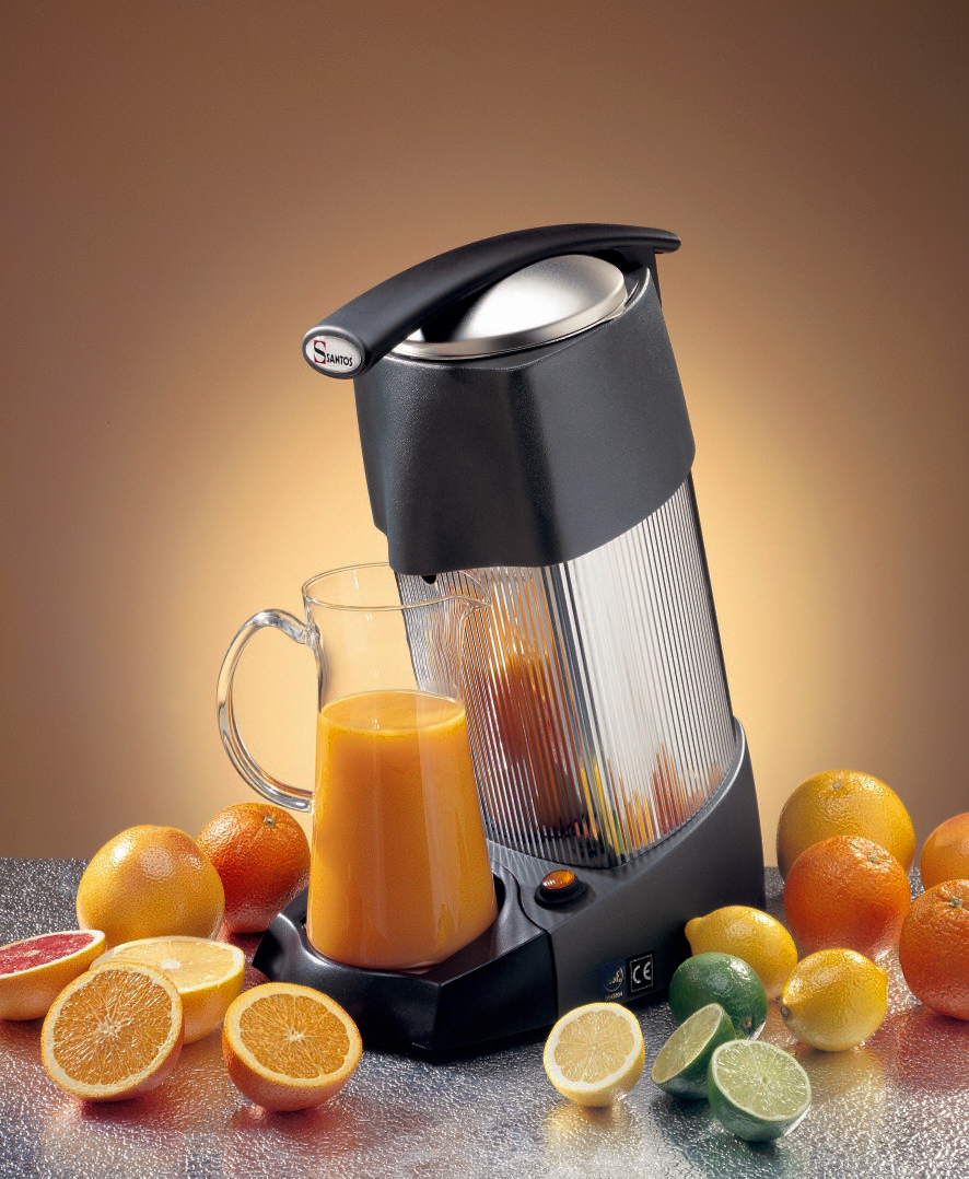 Santos Saftpresse mit Hebel 70, grau lackiert