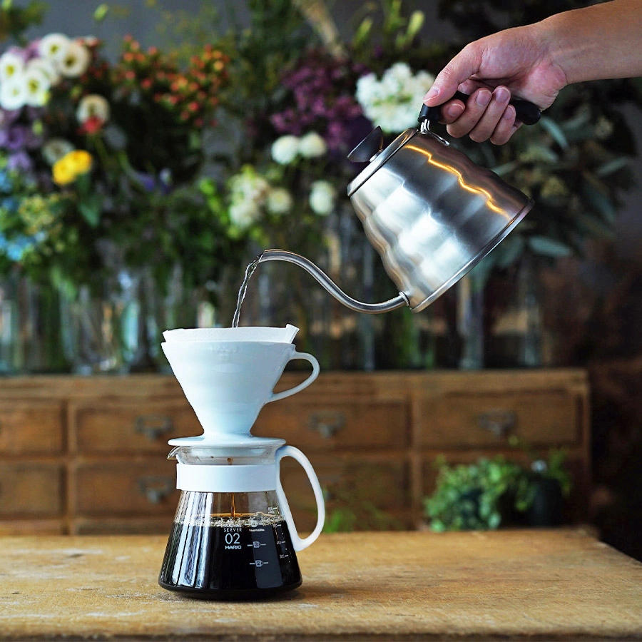 Hario Kaffeezubereitung Filterkaffee Blumen