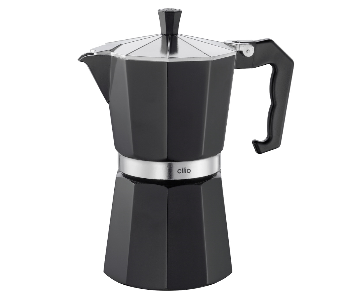Cilio - Espressokocher Classico 6 Tassen schwarz