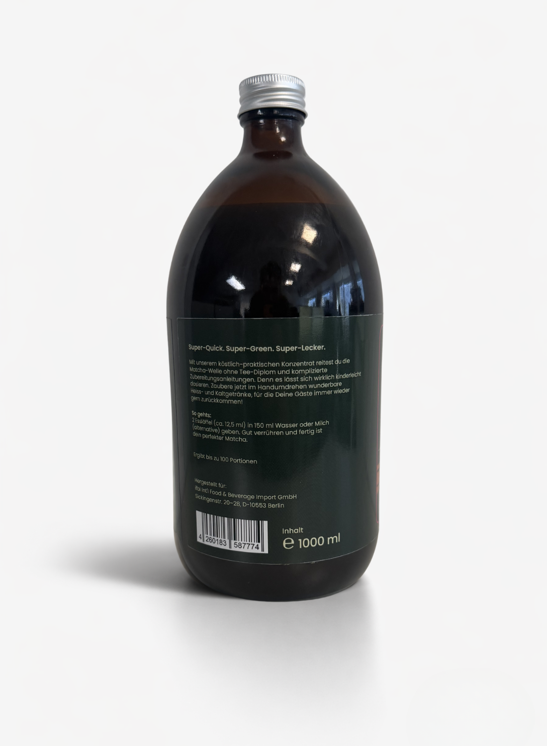 Matcha Getränkekonzentrat (3 x 1000ml)